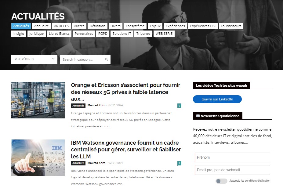 communiques de presse